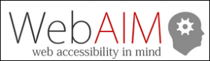WebAIM Logo
